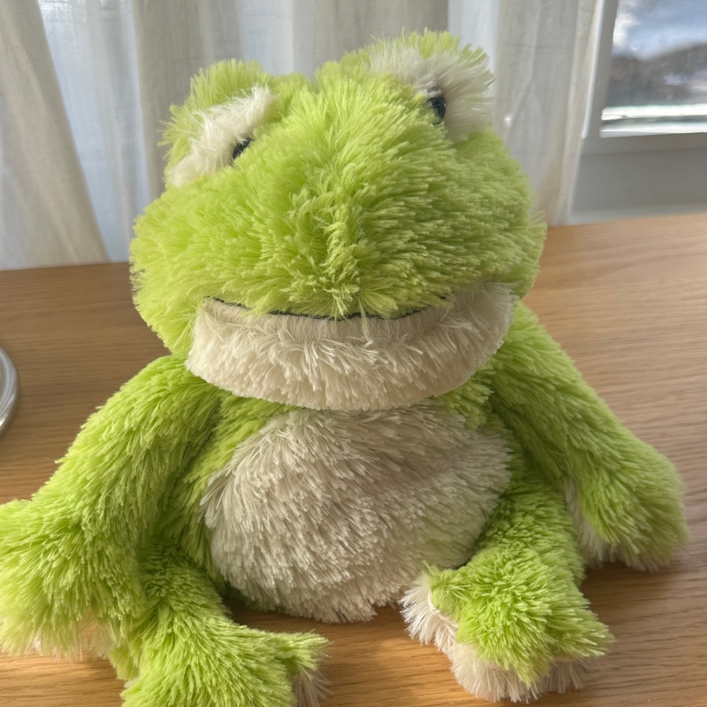 Plush Green Frog Warmie